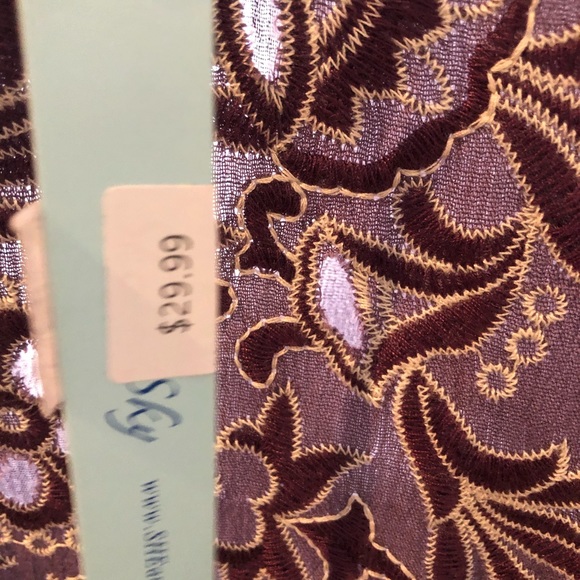 Boutique Lilac purple short dress or long shirt. L - Picture 7 of 7